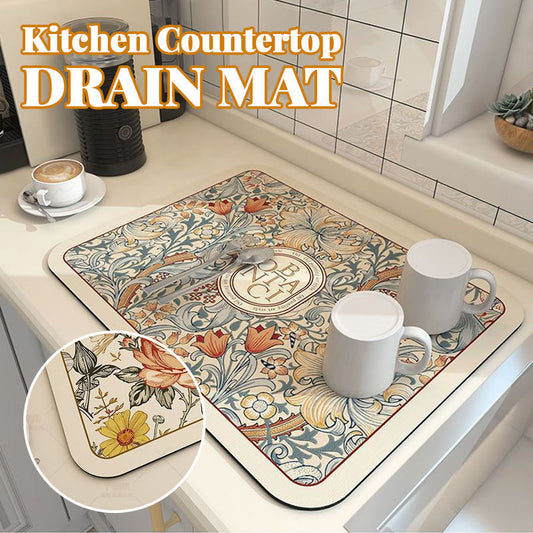 Kitchen Countertop Drain Mat