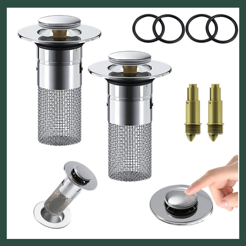 Isolate odor and prevent cockroaches-Stainless Steel Floor Drain Filter