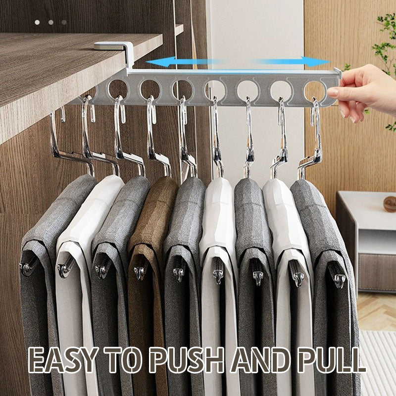 Pull-Out Slide Rail Pants Rack