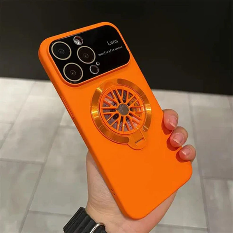 Phone Case with Rotating Gyroscope Phone Stand