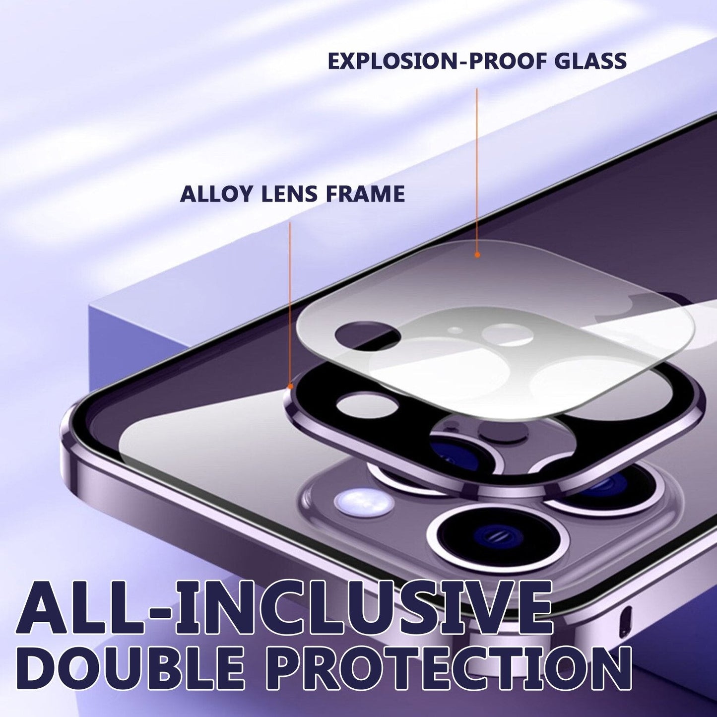 Magnetic Tempered Glass Double-sided Phone Case